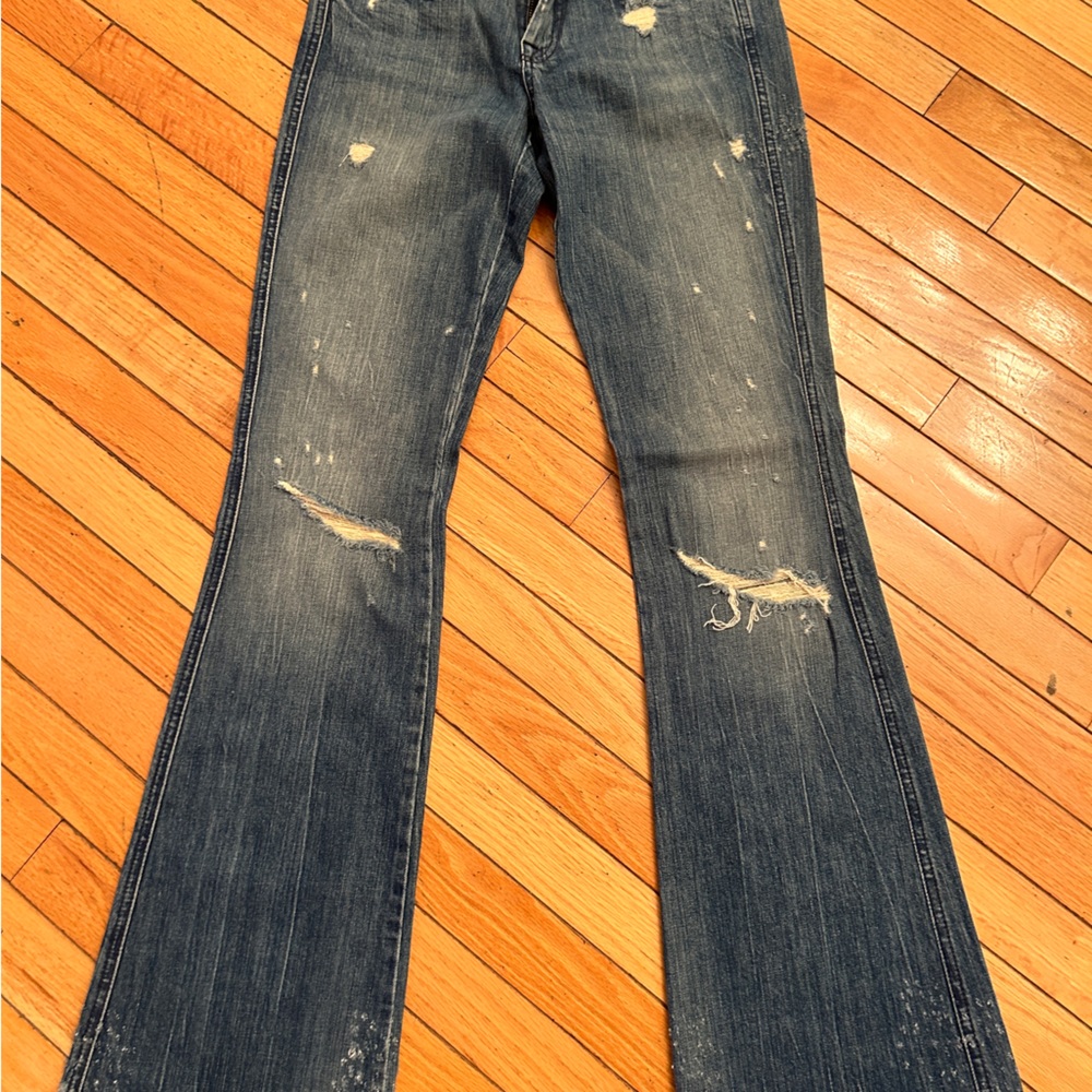 Authentic 7 For All Mankind Distressed Denim